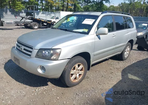 2003 Toyota Highlander V6 z USA, uszkodzony, nr VIN JTEHF21A130099593